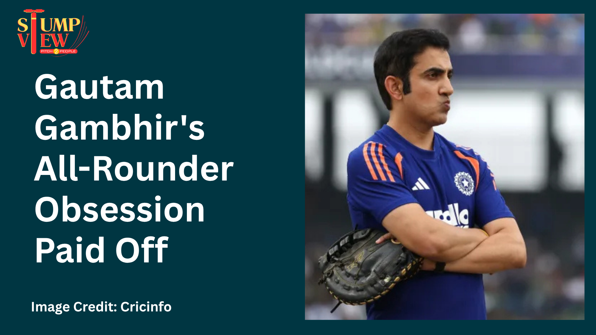 England vs India 1st ODI: How Gautam Gambhir’s All-Rounder Obsession Paid Off
