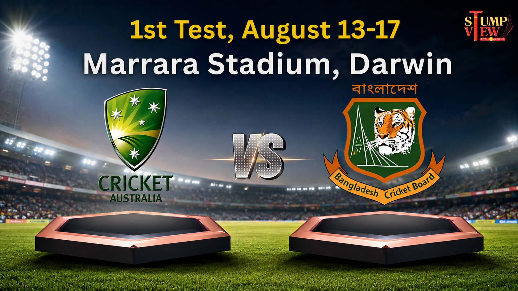 AUS vs BAN 1st Test 2026: Preview, Predicted XI’s, Pitch Report, Key Players & Winner Prediction